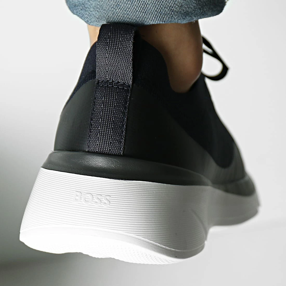 Le moins cher 🎁 Baskets Dean Runner 50480567 Dark Blue de BOSS 🎁 – Image 4