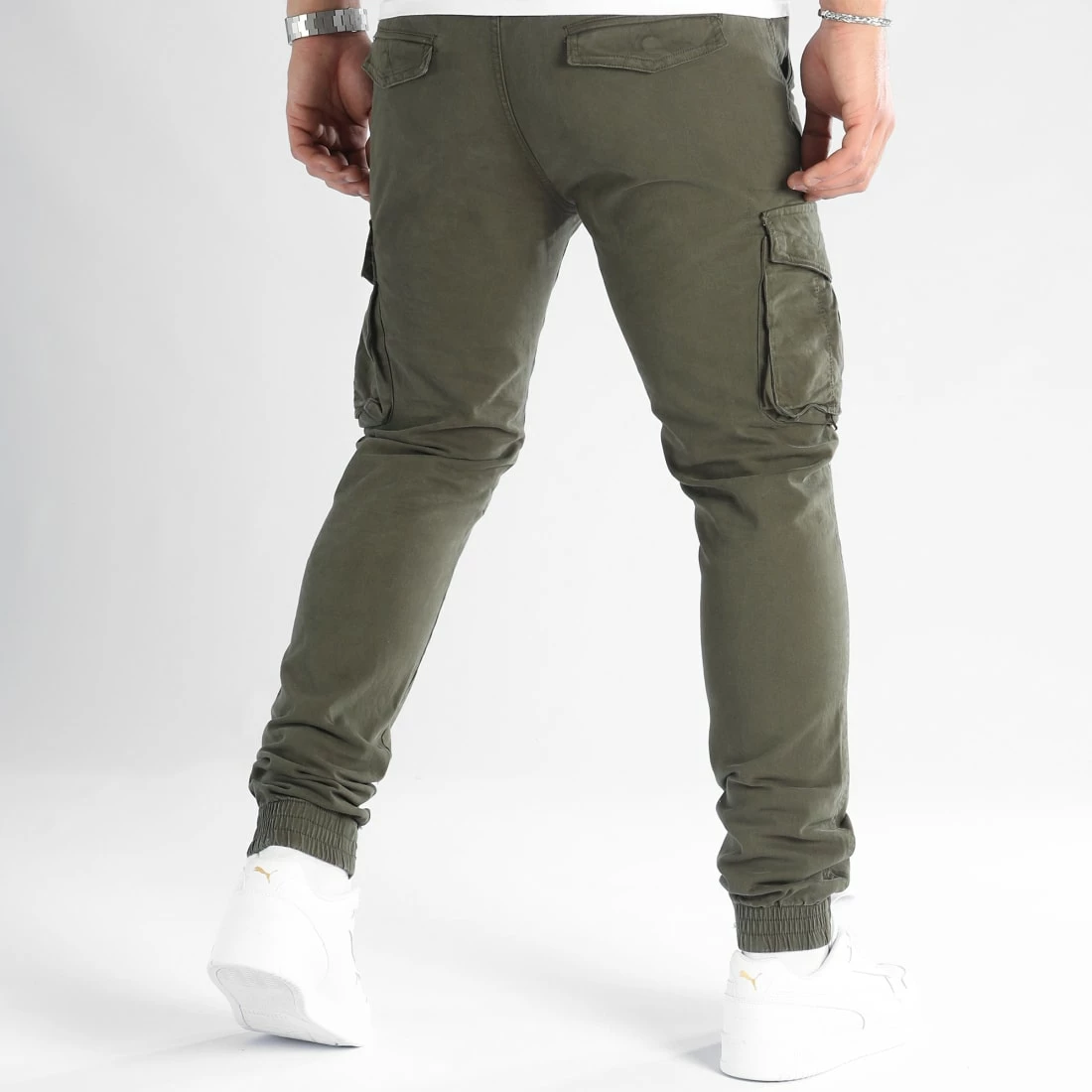 Offres 🎁 Pantalon Cargo XQ05 Vert Kaki de BOSS ✔️ – Image 6