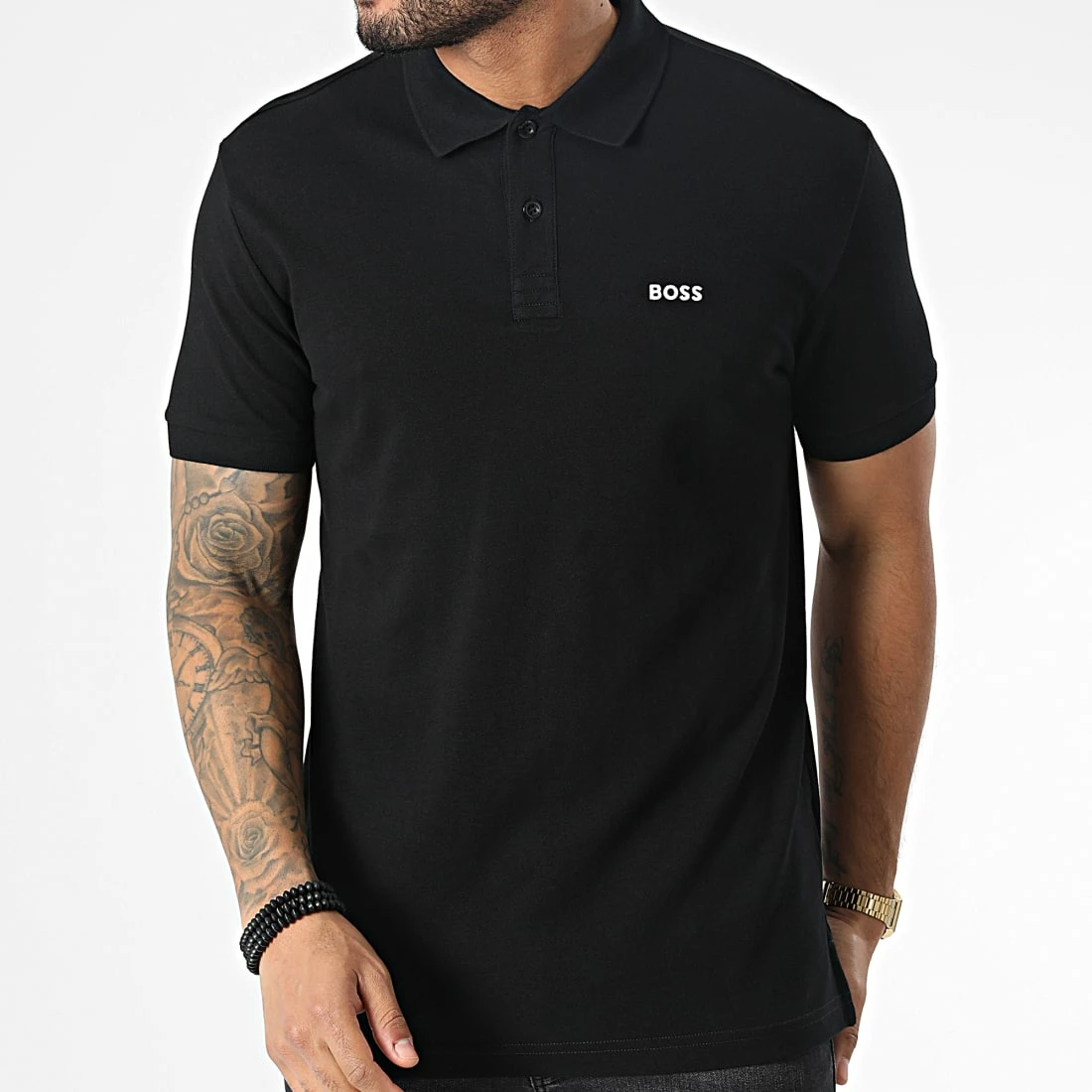 Top 10 ✨ Polo Manches Courtes 50469258 Noir de BOSS ⭐