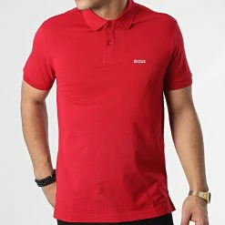 Top 10 🛒 Polo Manches Courtes 50469258 Rouge de BOSS 🤩