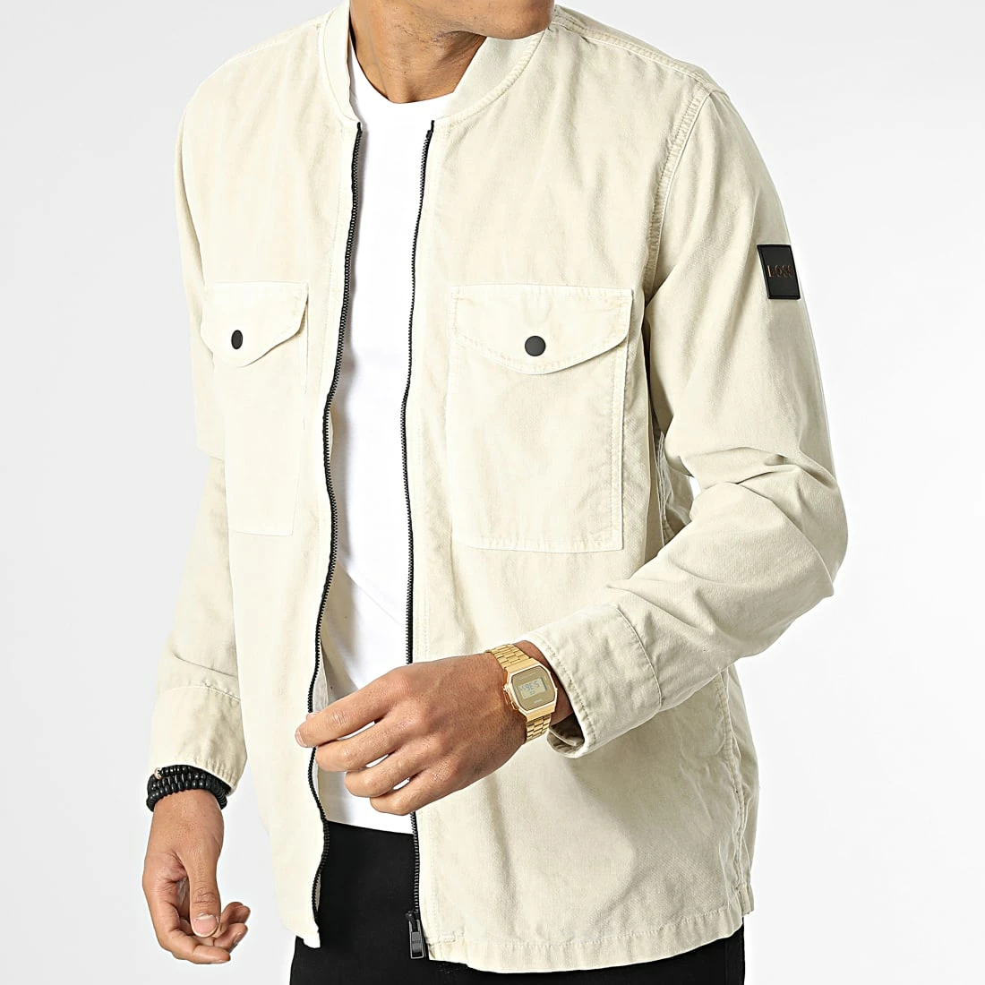 Top 10 🥰 Veste Zippée 50483537 Beige de BOSS 🎉