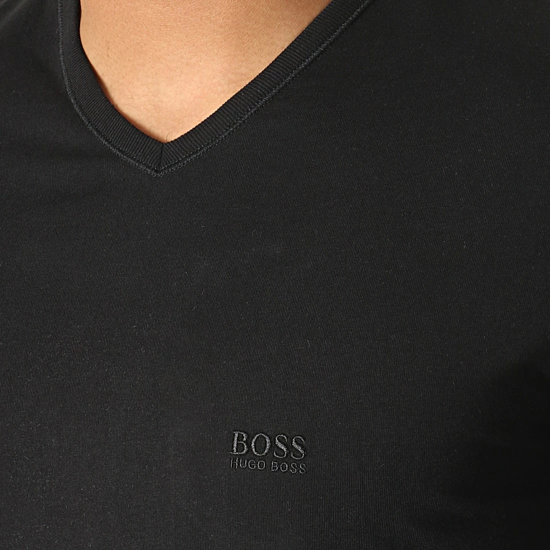 Meilleure affaire 🥰 Lot De 3 Tee 👚 Shirts Col V 50325389 Noir de BOSS 😉 – Image 4